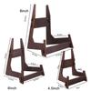 4.5/6/8inch Art Display Stand Wooden Book Display Stand Picture Frame Stand  Display Decorative