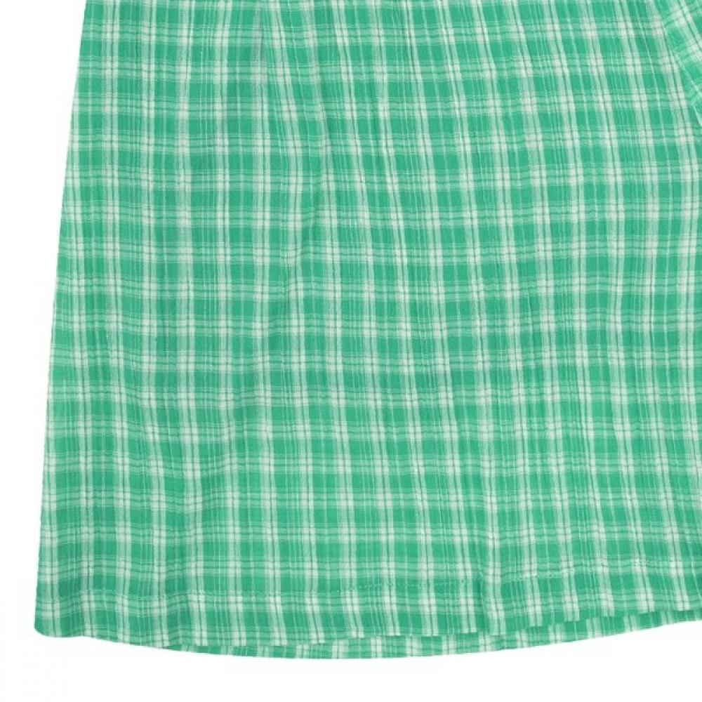 Bluetail Resort Green Check Shorts Azc4pt02gn