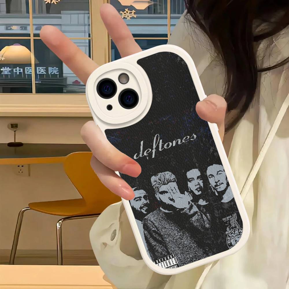 Чехол для телефона Deftones D-Deftones для IPhone 16 15 14 13 12 11 Pro Max Plus, ударопрочный, из мягкой кожи
