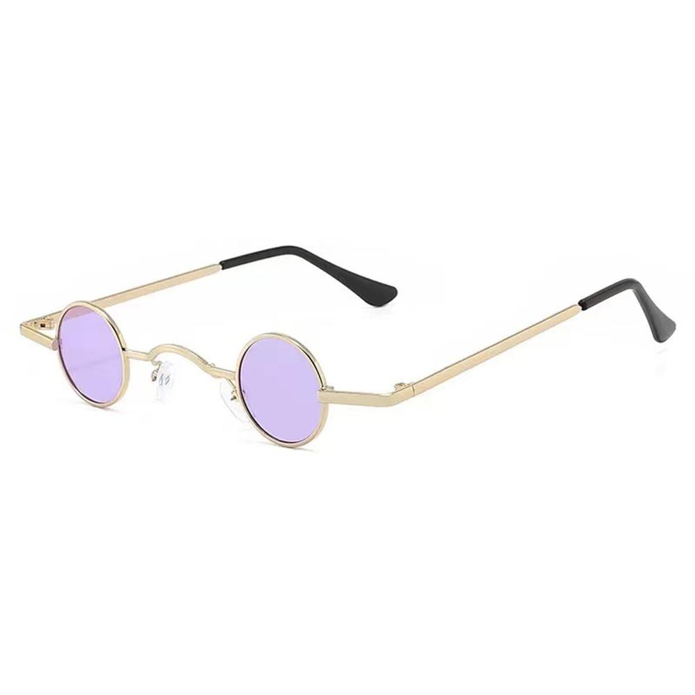 Retro Hip Hop Candy Color Sun Glasses Punk Small Round Sunglasses Shades