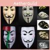 Fashion For V Vendetta Guy Fawkes Mask Anonymous Halloween Cosplay Costumes
