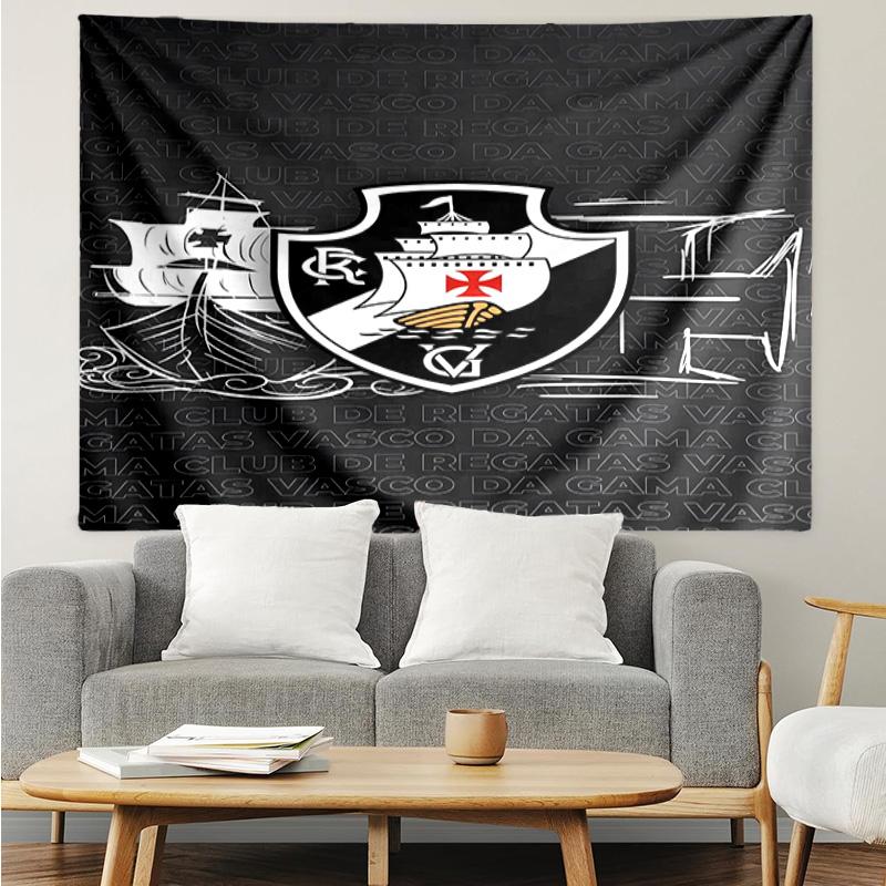 Vasco Football Club Printed Printed Tapestry, for Bedroom,Livingroom, dormitory, Large Wall Decor, Fabric Decor Fan Birthday Gifts