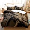 Gaming AK 47 Bedding Set Single Twin Full Queen King Size PUBG Bullet Bed Set Aldult Kid Bedroom Duvetcover Sets 3D Print 025