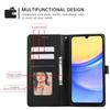 Leather Case For Samsung Galaxy A17/A26 5G/A16 5G/A16 4G 3D Rhombus Grid Imprinted Wallet Phone Cover with Lanyard