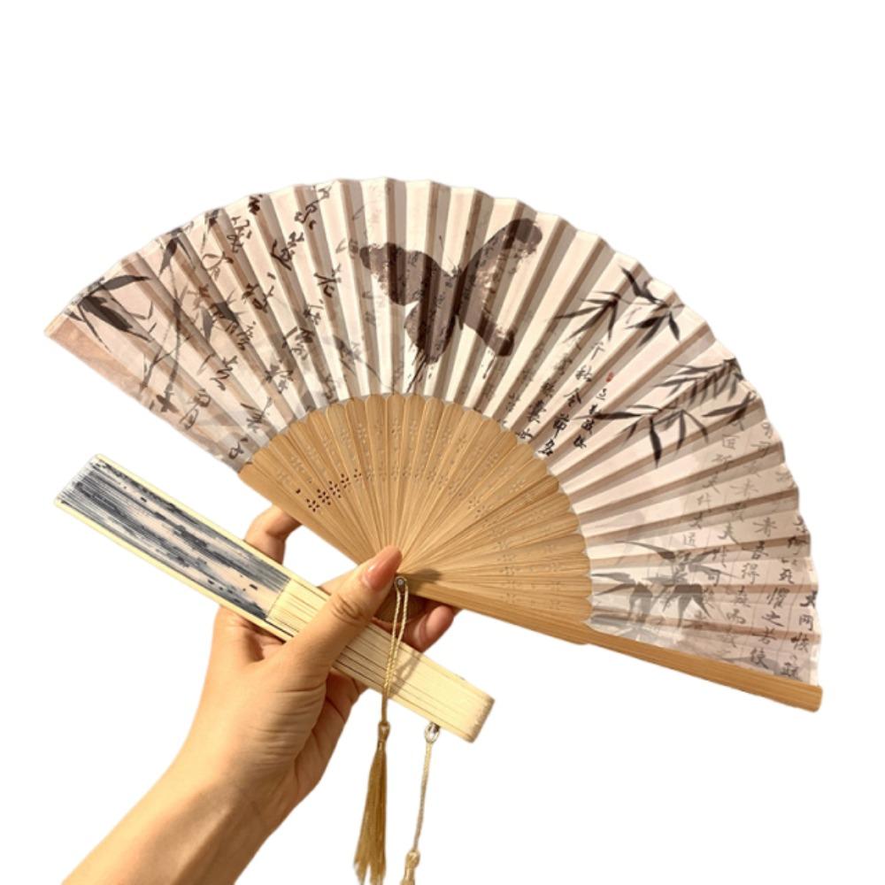 Butterfly Retro Handheld Fan Chinese Style Dance Fan Unisex Decorative Hand Fan Wedding