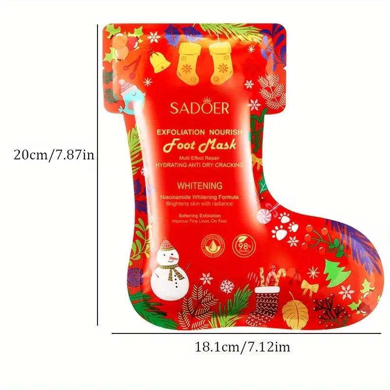 Увлажняющая маска для ног с алоэ вера и ниацинамидом — гипоаллергенная, без спирта, отшелушивает и увлажняет сухую кожу, делая ноги гладкими