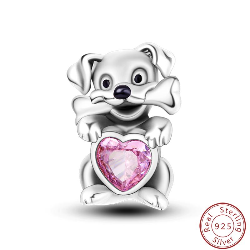 Милая серия «Кошка и собака» Медные шармы «Луна», «Бабочка», «Отпечаток лапы» 3 мм Сделай сам Изготовление изящных ювелирных изделий Подарки