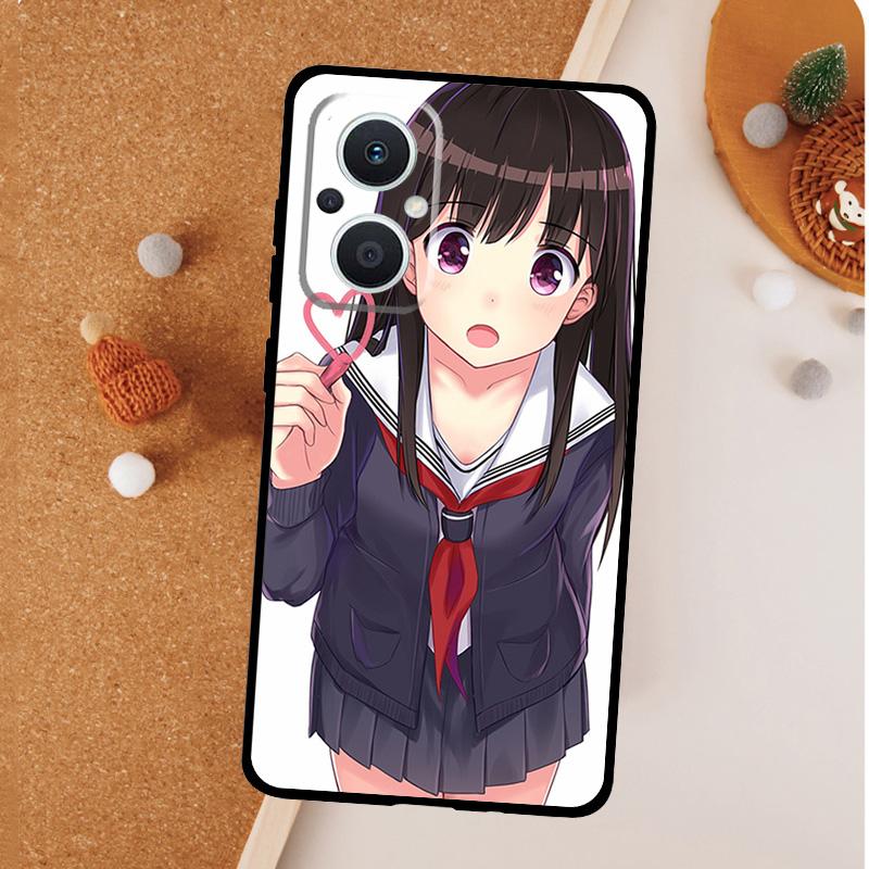 Anime girl cartoon japan cute Phone Case For OPPO Reno 13 F 12 F 11 8T 7 8 10 Pro OPPO Find X8 X6 Pro X3 X5 Lite Cover