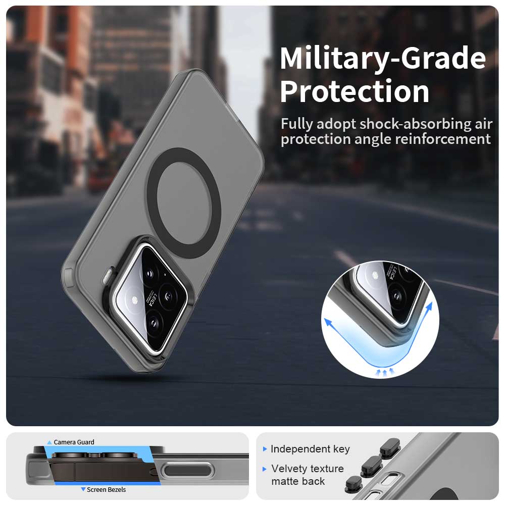 For Magsafe Candy Color Translucent Phone Case For Xiaomi Mi 15 14 Ultra 14T Pro 14 Civi Magnetic Wireless Charging Back Cover