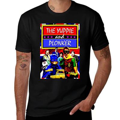 The Yuppie And Plonker British Classic Comedy 1980s V1b TShirt Plus Size Quick Dry Sports Tee