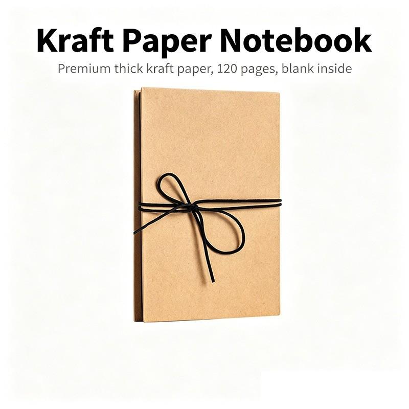 Travel Use 18 Page Accordion Photo Album Foldable Kraft Paper DIY Memory Book for Couple Trip Record Souvenir Gifts