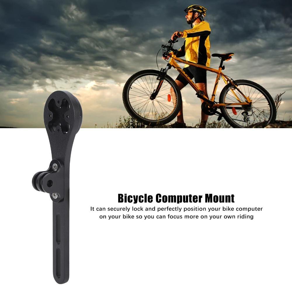 Aluminum Alloy Bike Computer Holder for Garmin/ Bryton/ Cateye /Wahoo Bike Performance Upgrade