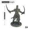 White Copper Metal Warrior Arab Knight Soldier Model Miniature Figurines Board Game Pieces Car Decoration Boy Gift