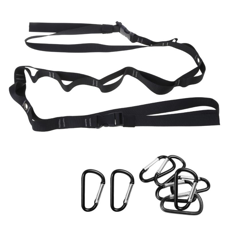 Бельевая веревка для автомобиля, 8 позиций, для путешествий на открытом воздухе, монтируемая на транспортном средстве, нейлоновая веревка для сушки одежды