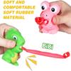 Stress Relief Frog & Dinosaur Toys - Tongue-Sticking Squeeze Pop-Up Toys, Funny Screaming Party Favors & Anxiety Gifts for All A