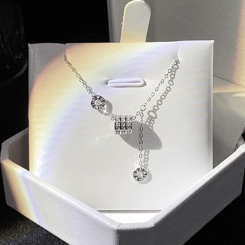 Little Waist Necklace Zircon Necklace for Women; Collarbone Chain; Luxurious, Cute, Fashionable Jewelry Gift
