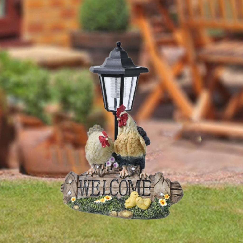 Фигурка животного Солнечный фонарь для двора, декоративная световая дорожка