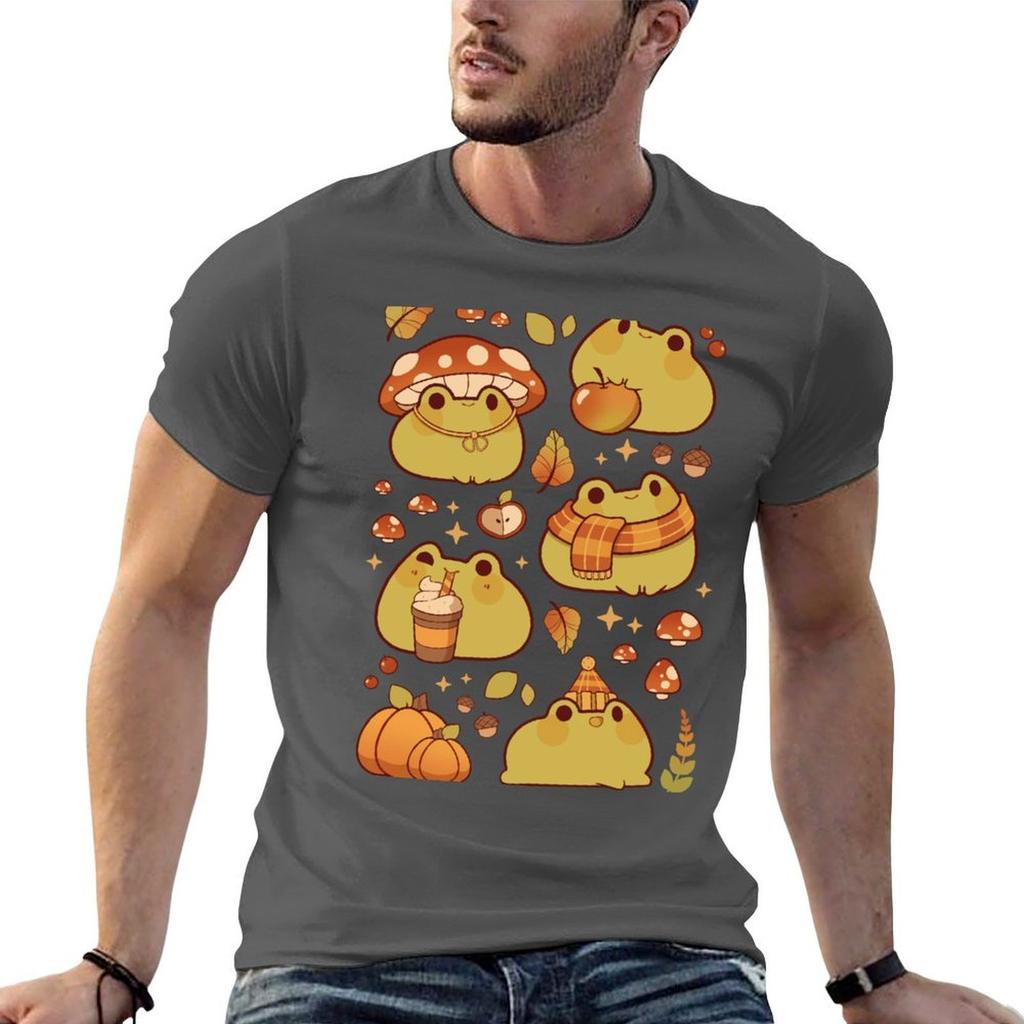 Fall Froggy Tshirt Stain Resistant Casual Tee