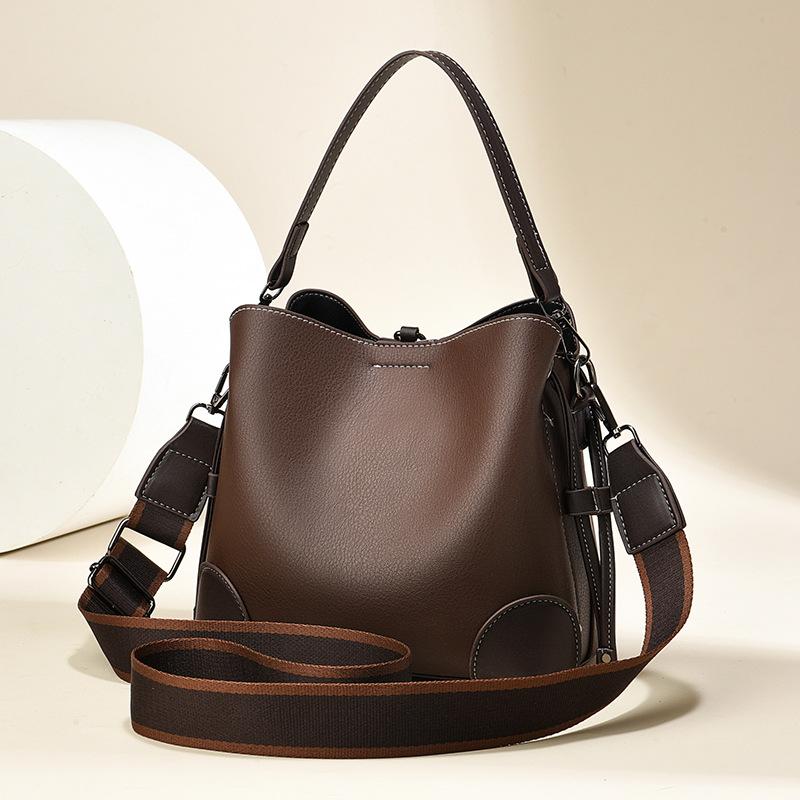 Женская сумка-хобо в стиле ретро, сумка через плечо из искусственной кожи и сумки, шикарная сумка-портфель с ручкой, женская сумка-тоут, сумка-ведро, кошелек