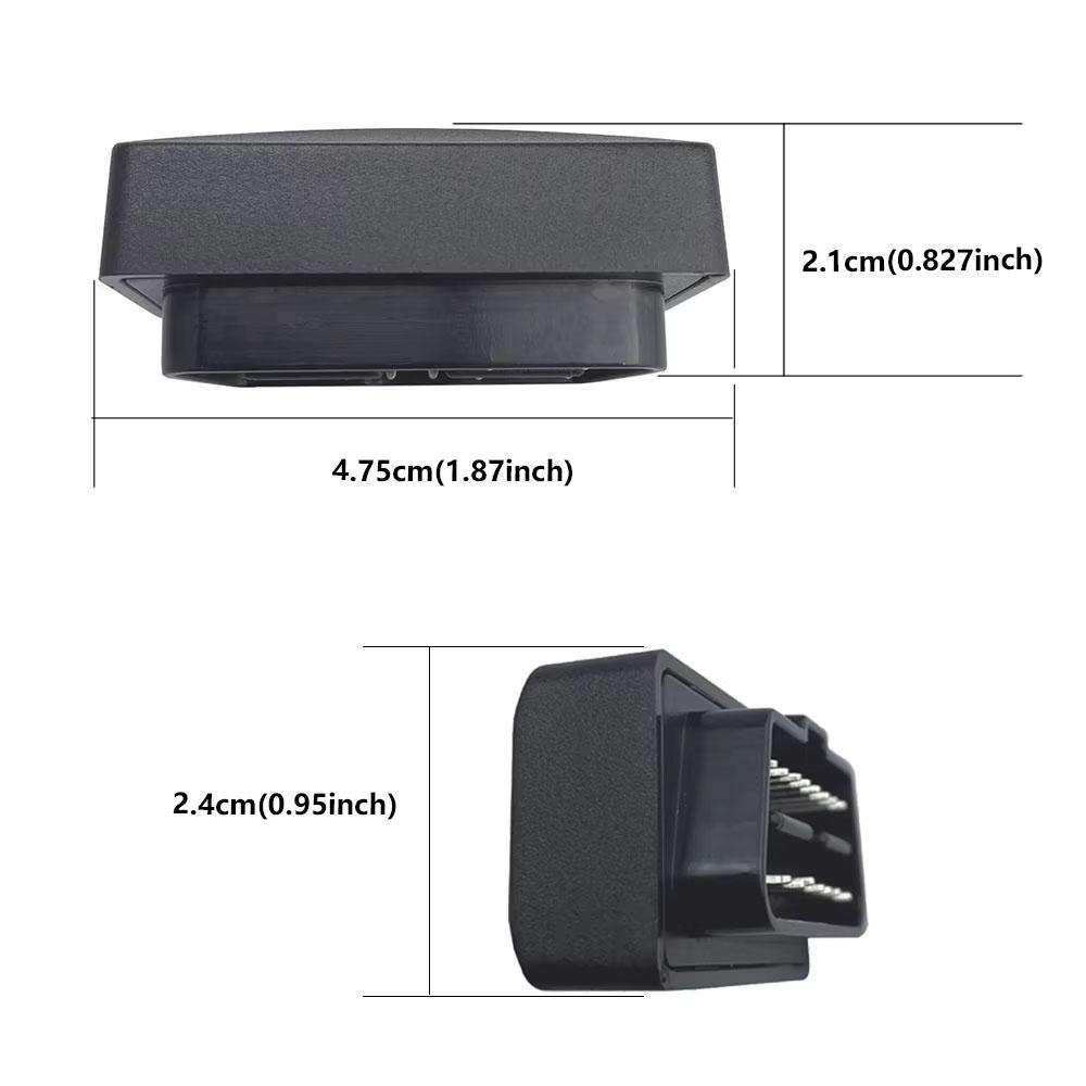Автомобильный OBD GPS-трекер для приложения Find My на iOS, устройство против потери, определение местоположения в реальном времени, GPS-локатор, версия для подключения к OBD-порту, с пожизненной системой Find My App