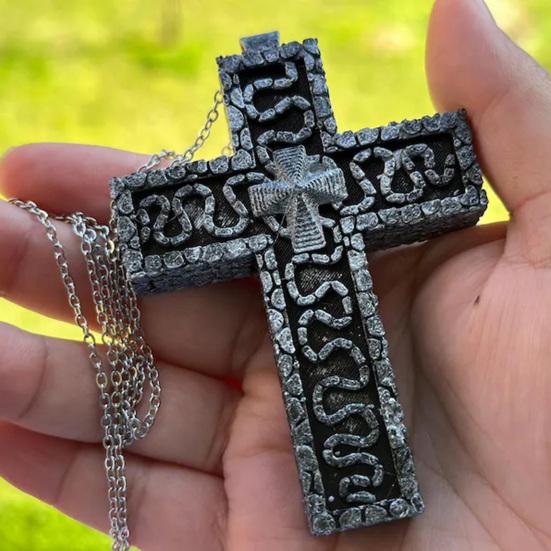 Ожерелье с секретным отделением, ожерелье с подвеской в форме персонажа «Десять», игровое ожерелье ручной работы, напечатанное на 3D-принтере