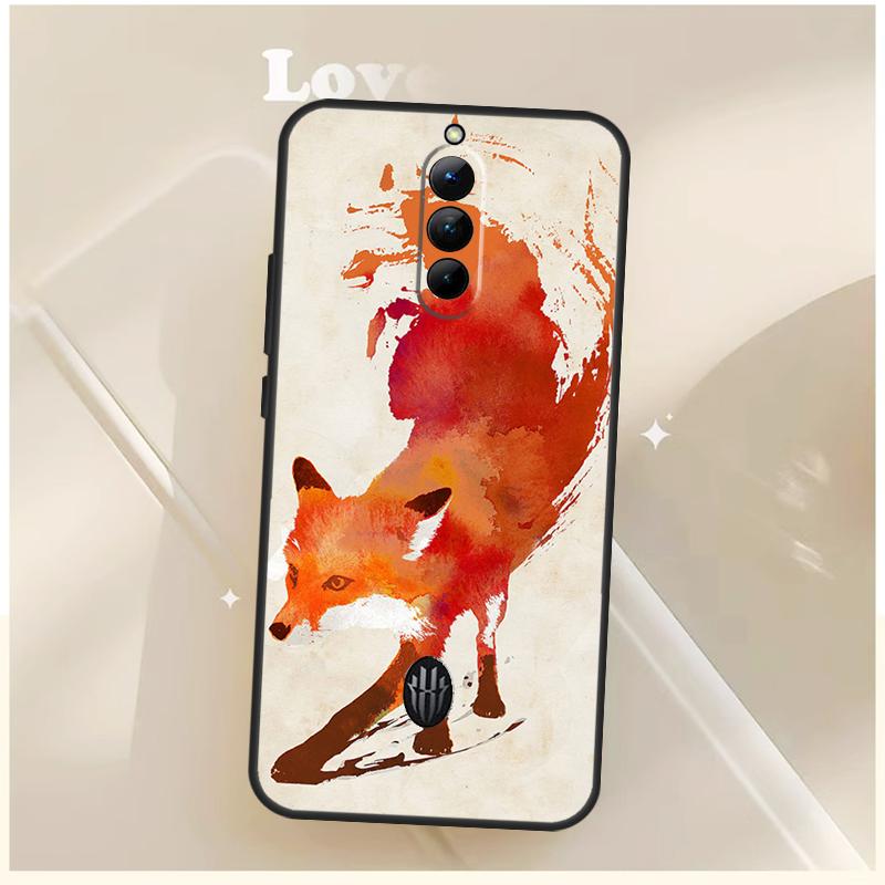 Cute Animal Fox Case For ZTE Nubia Red Magic 10 Air 6S 7S 6 7 For RedMagic 11 10 9 8 9S 8S 10S Pro Plus Cover