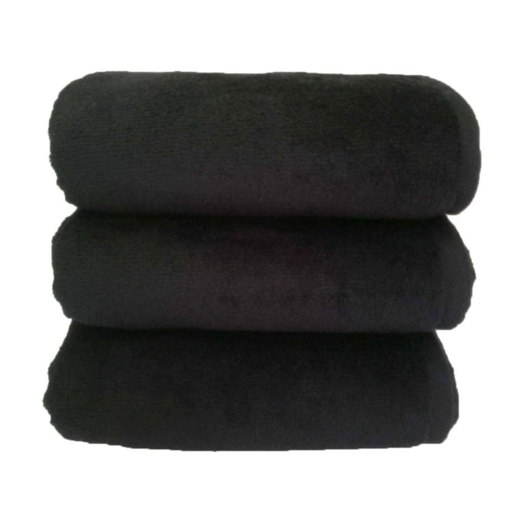 Набор из 3 парикмахерских полотенец, устойчивое к краске полотенце для волос из микрофибры, 50x90 см.