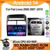 For Fiat Linea 2006 2007 -2018 Car Radio Multimedia Video Player GPS Navigation Android Auto Carplay WIFI HDR Screen No 2din DVD