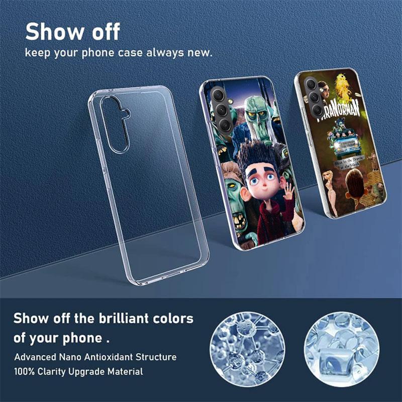 Мультяшный чехол для телефона P-ParaNorman для Samsung A17 A37 A57 A07 A16 A26 A36 A56 A06 A02S A12 A22 A32 A52S A04S A14 A24 A34 A54