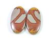 22Cts. Natural Noreena Jasper (13mm X 24mm Each) Oval Cabochon Match Pair SK-2710