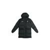 Mid-Length Hooded Windproof Down Jacket Men Outerwear Black 595561-01