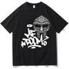 Футболка унисекс MF Doom с надписью, забавная винтажная хлопковая футболка, подарок для женщин-унисекс, летняя повседневная модная унисекс, свободная одежда с коротким рукавом