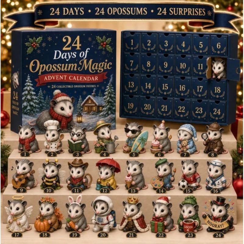 2026 Advent Calendar Blind Box Set Acrylic Ornament Gingerbread Snowman Holiday Countdown Toy Adults