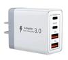 Aioneus USB C Charger, 40W 4 Port USB Plug Fast Charger iPhone, Multi Sector PD QC 3.1A Type C Adapter for iPhone   Mini SE, iPad, Samsung Galaxy