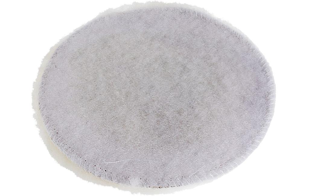 Polishing fur with Velcro 125 mm
