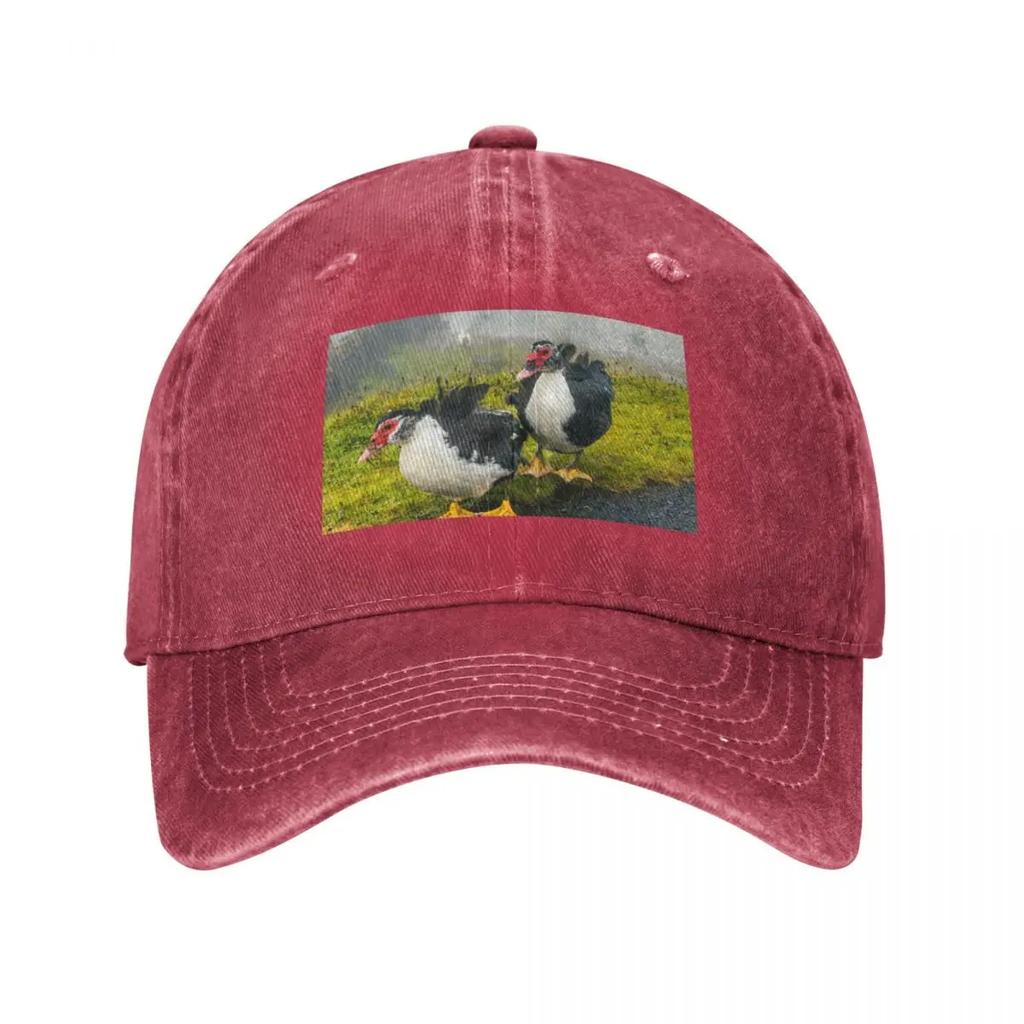 Muscovy Ducks Baseball Cap Streetwear Icon Sunscreen Fishing cap Caps Unisex Womens