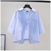 Women's Spring Solid Color Casual Matching Shirt Design Short Sleeve Sweet Tops