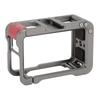 Action Camera Cage with Magnetic Base Anti Slip Pad Easy Disassembly Aluminum Alloy Protective Frame