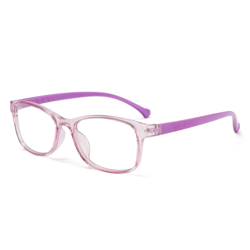 Girls Eye Protection Computer Comfortable Eyeglasses Kids Glasses Anti-blue Light Ultra Light Frame