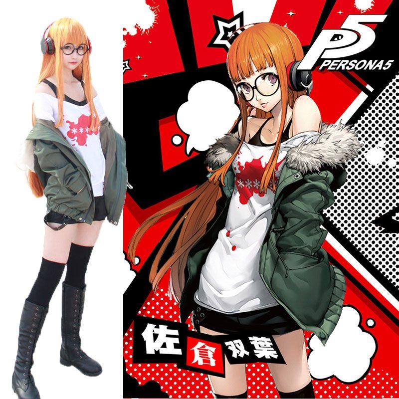 Костюм для косплея Persona 5 Navi из полиэстера для Хэллоуина
