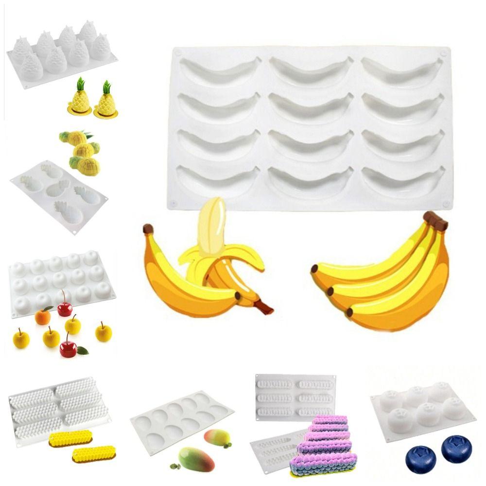 Silicone Blueberry Mousse Cake Mold Reusable Jelly Pudding Mold  Wedding Cakes