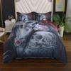 Постельное белье, пододеяльник, 3D Dead Sugar Skull Girl Kissing Skull Home Постельное белье. Включено: Пододеяльник, наволочка