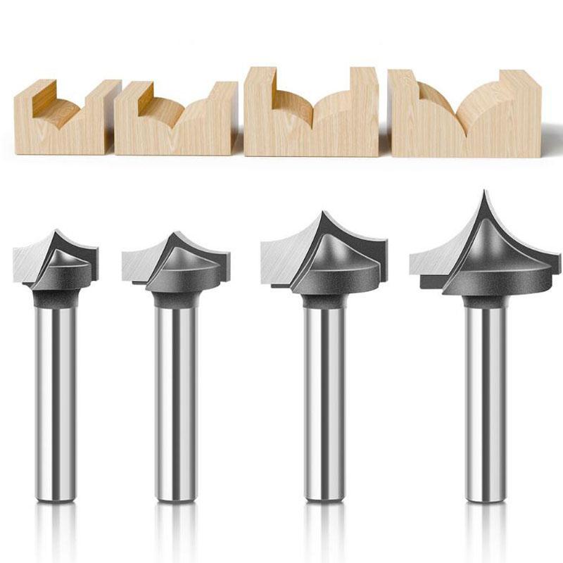 Твердосплавные круглые сверла с круглым концом, вибростолы, инструменты для деревообработки, фреза для дерева, хвостовик 6 мм, 1/4 дюйма