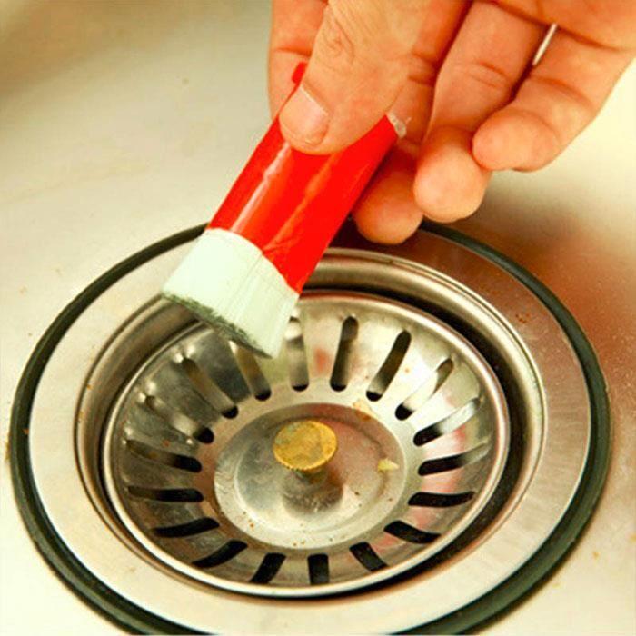 SHOP-STORY - Bâtons Stick Nettoyant Magique Acier Inoxydable - 2 Brosses de Nettoyage Récurage de Casseroles Poêles etc