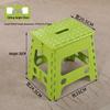 Portable Folding Cartoon Stool for Children & Adults - Durable Plastic Shoe Changing Seat