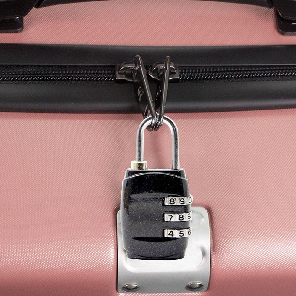 Аппаратные аксессуары Цинковый сплав 3-значный кодовый замок Замок для багажа Комбинационный навесной замок
