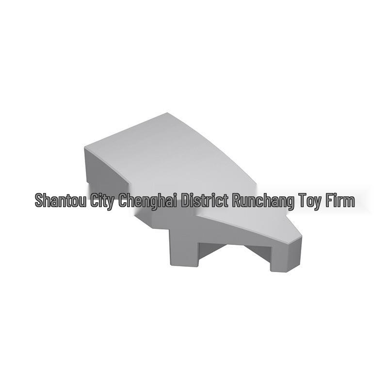 Interlocking 1x2 Right Curved Wedge Block Compatible with 29119
