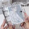 Crystal Ripple Acrylic Card Binder: Portable 3-Inch One-Pocket Polaroid Album