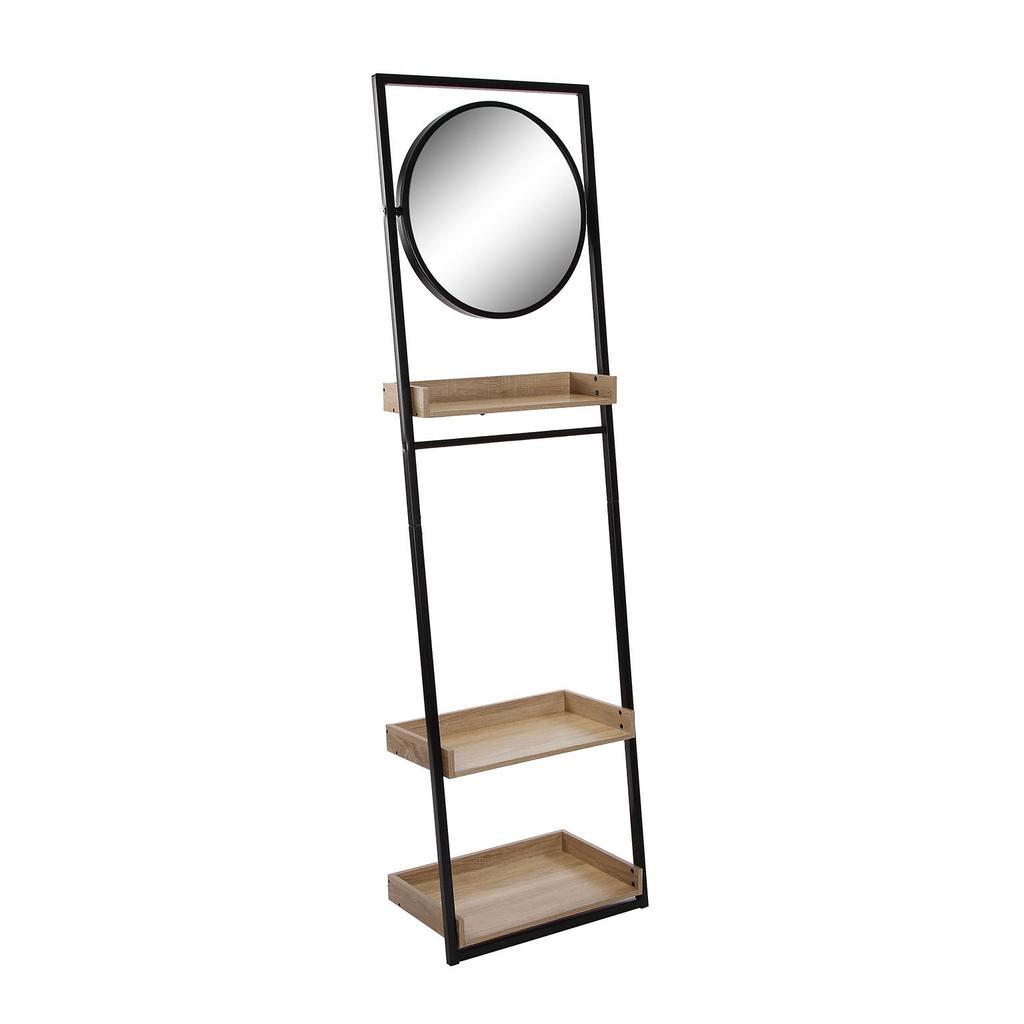 3 SHELF SHELF WITH MIRROR
