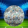 Custom Name Personalized Leo Messi Print Size 5 Soccer Ball Training & Match Football, for Team, Kicking, Gift for Football Enthusiasts